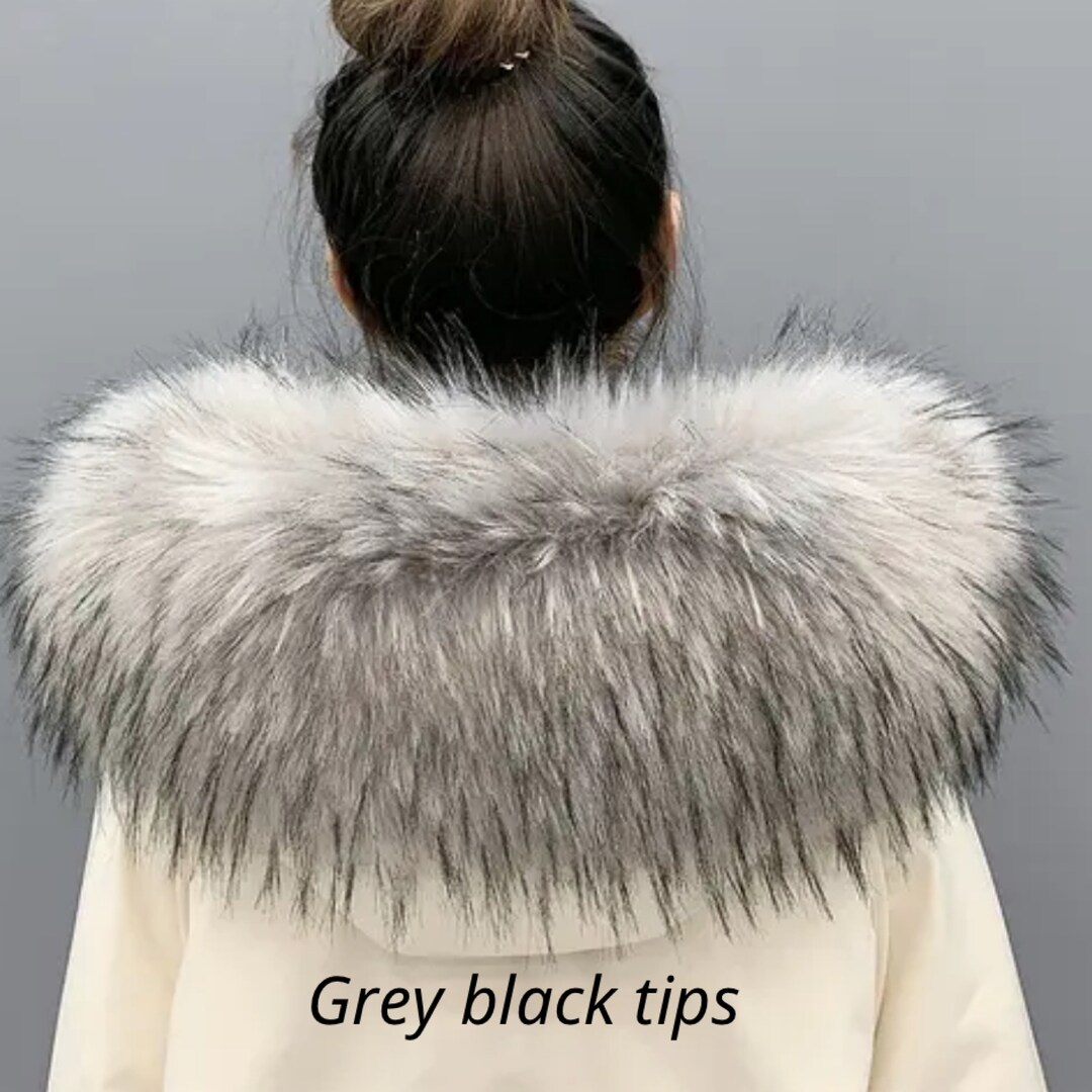 Faux Fur Collar Fake Fur Hood Faux Fur Hood Collar Fake Fur Etsy