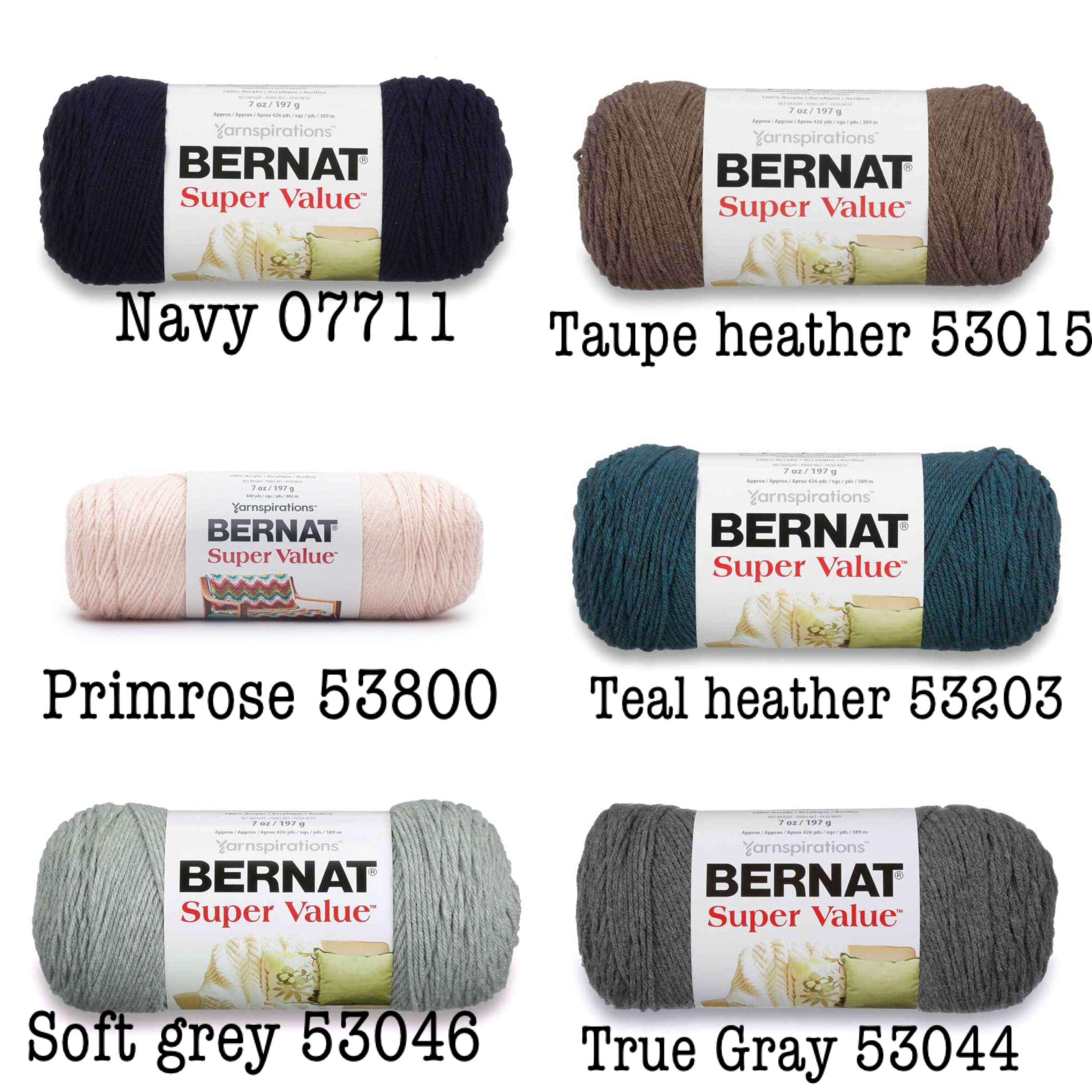 Bernat Super Value True Grey