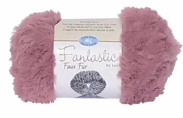 Fantastic Faux Fur Luv : 100 % Polyester, Fake Fur Yarn, 
