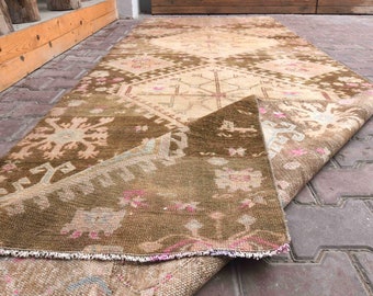 Rug Runner, Turkish Runner Rug, Hallway Runner Rug, Runner Rug, Turkish rug, Oushak Runner Rug, Hallway Runner, Vintage Runner Rug, Rugs