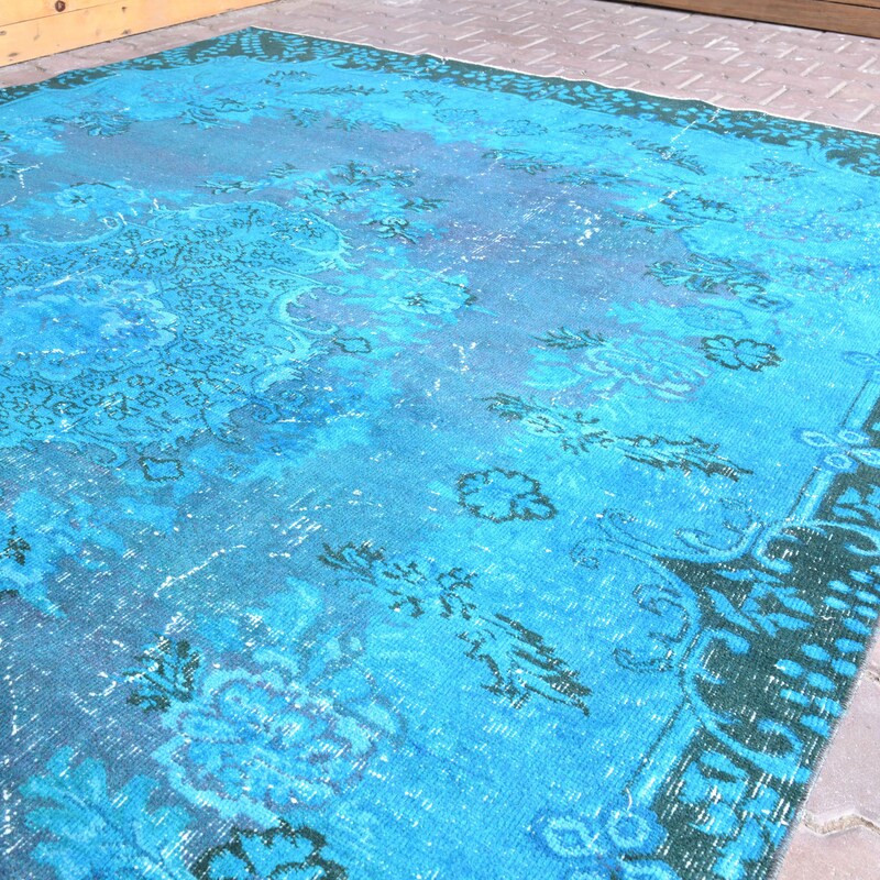 Turquoise Rug - Etsy