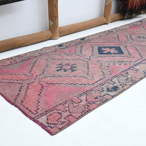 Turkish oushak rug, Anatolian runner rug, Hand knotted runner, Turkish runner rug, Wool rug, Runner rug, Vintage rug, Oushak rug, Home decor