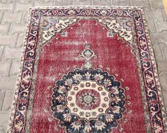 Small size Oushak rug, Pastel Rug, Area Rug, Faded Rug, Antique Rug, Home Living rug, Otantik rug, Decorative Rug,Handwoven rug, turkish rug