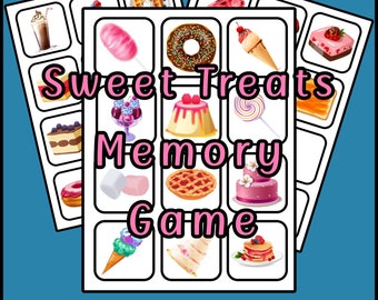 Sweet Treats Memory Game Printable - 31 Images