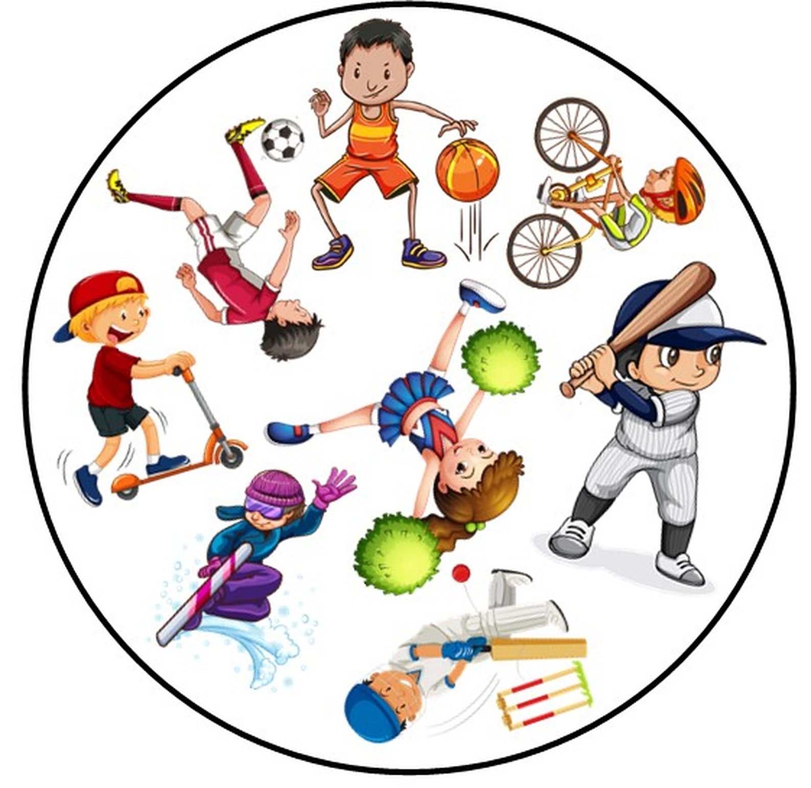 Sport Spot It / Dobble Card Game PRINTABLE Pdf File 57 CARDS Etsy Australia