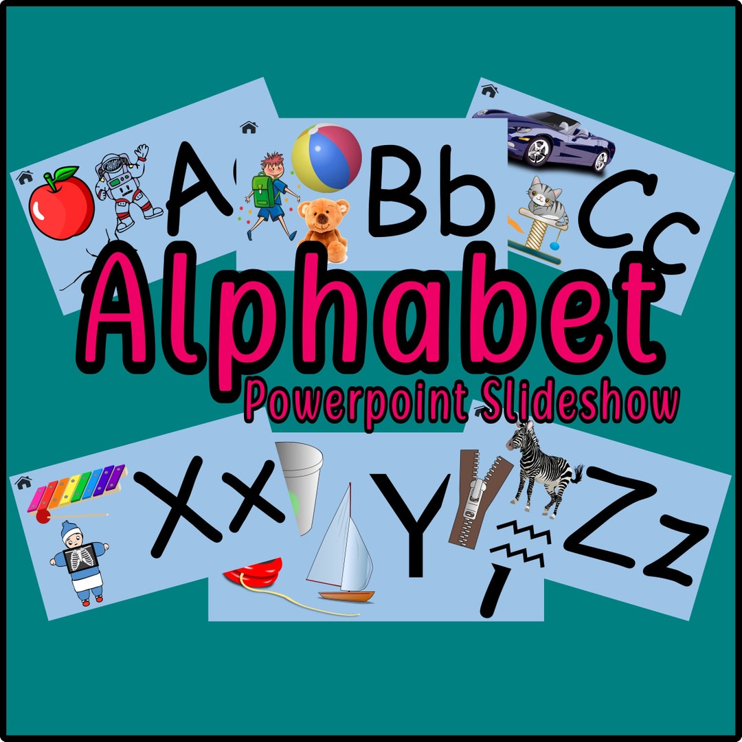English Learning Slideshow Alphabet Slideshow Powerpoint With Images for English Language ...