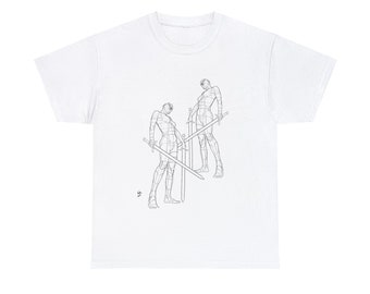 Double Swords Unisex Cotton Tee