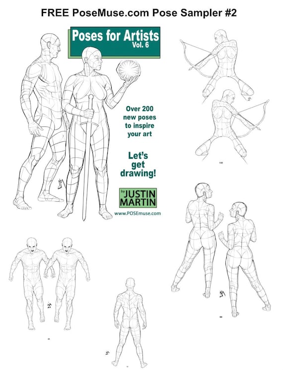 Pose Reference — Free pose reference to use for your art from my...