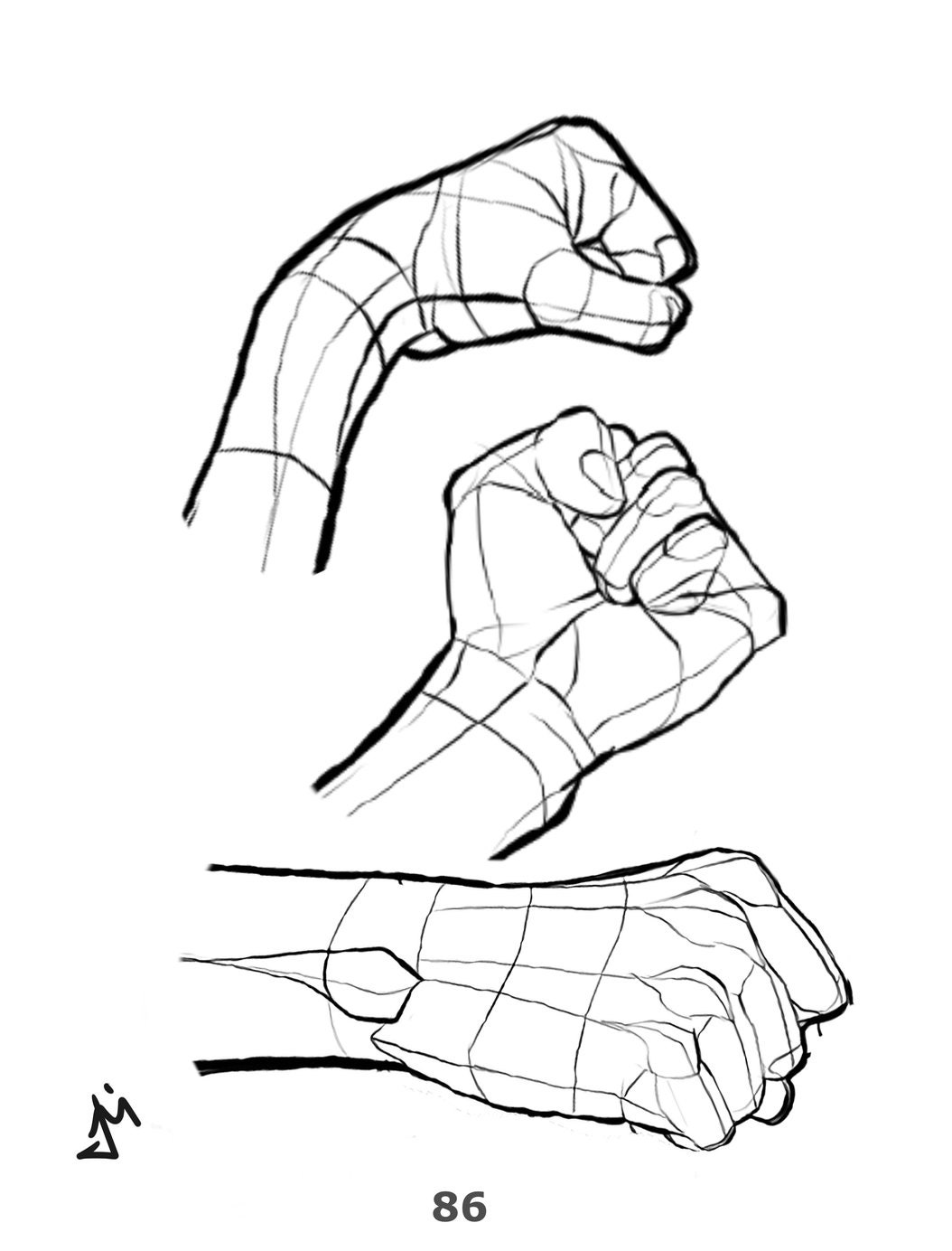 Poses for Artists Vol. 8: Hands - Etsy, image size:1054x1384