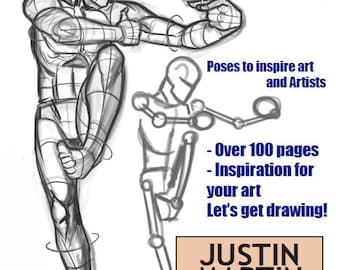 Poses for Artists Vol 1: Dynamic and Sitting Poses