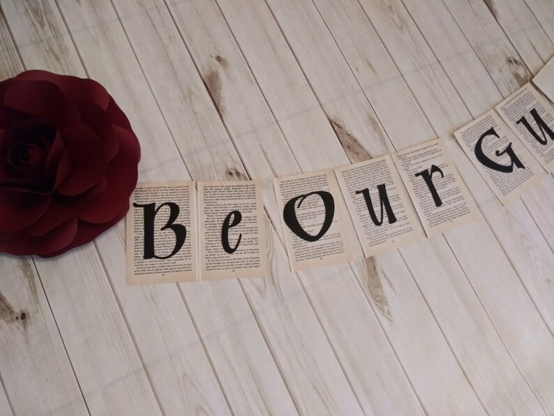 Be Our Guest Banner Book Banner Reading Banner Etsy