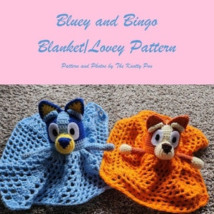 Blue/Red Heeler Lovey/Blanket Pattern