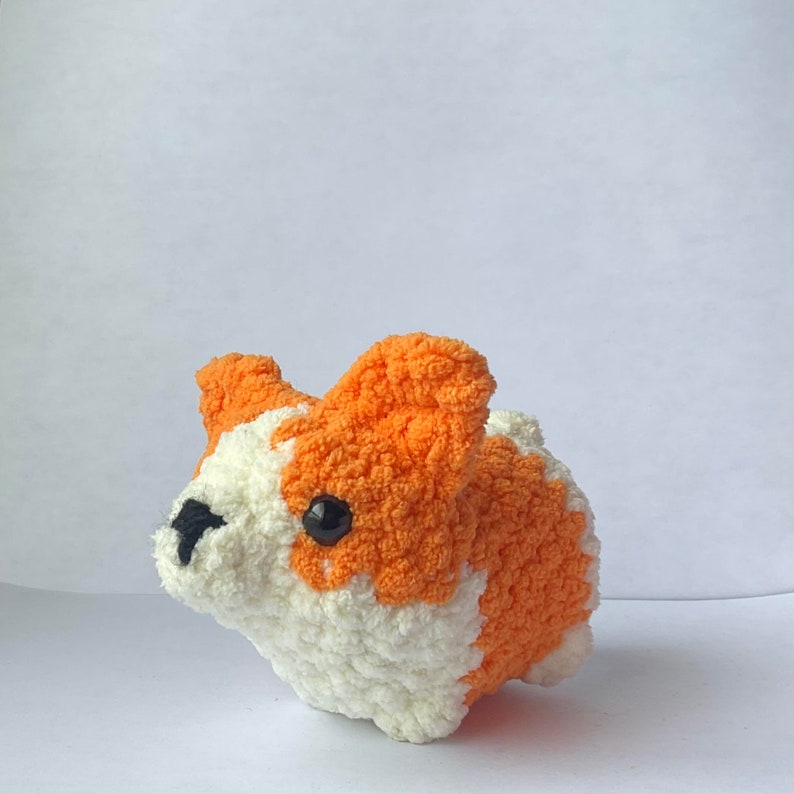 Small Corgi Crochet Pattern (Low Sew!!) image 2