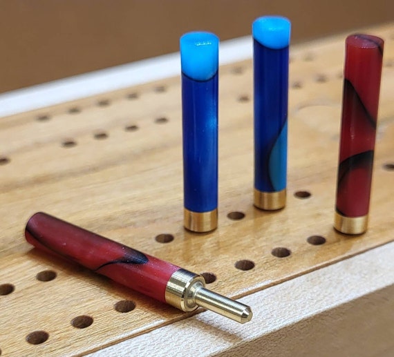 Cribbage Board Scoring Pegs Set of 4 Etsy UK