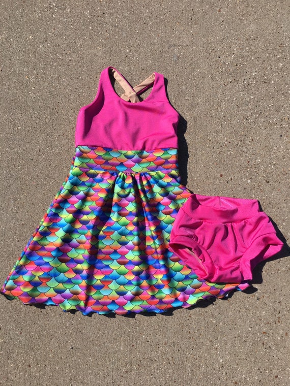 mermaid swim dress