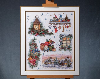 Digital cross stitch pattern "A winter's tale" M-0298