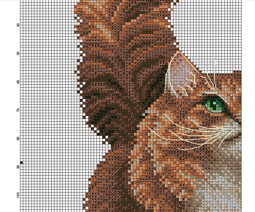 Digital Cross Stitch Pattern 