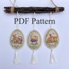 Wildflower Easter, Cross Stitch Pattern, Easter Cross Stitch, Easter ...