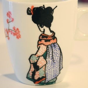 Geisha y el almendro
