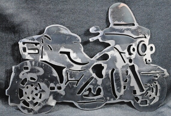 Biker Gift Motorcycle Refrigerator Magnet Grey Motorcycle Car Decoration