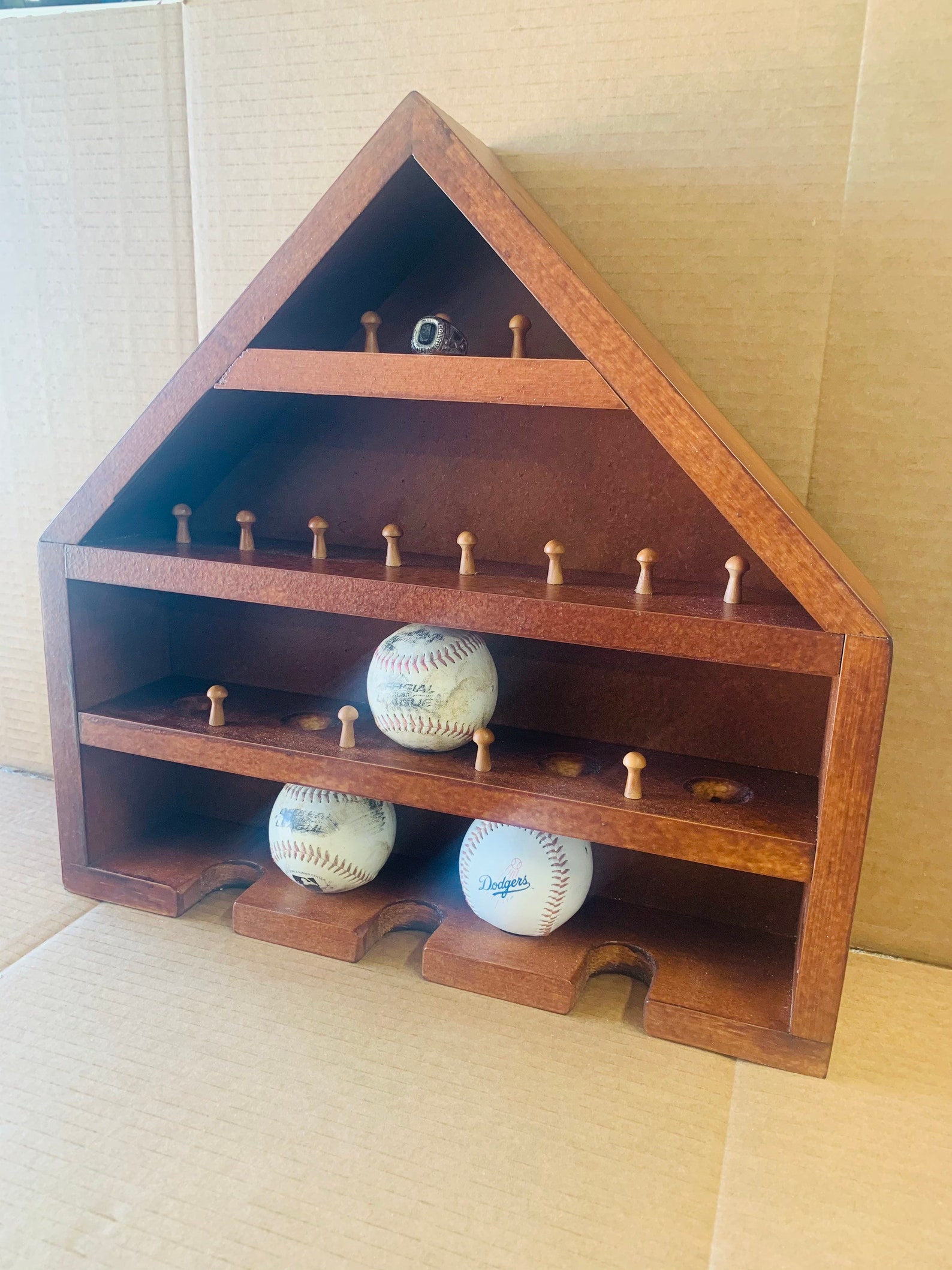 Baseball Display Case Homeplate Homeplate Display Case Etsy