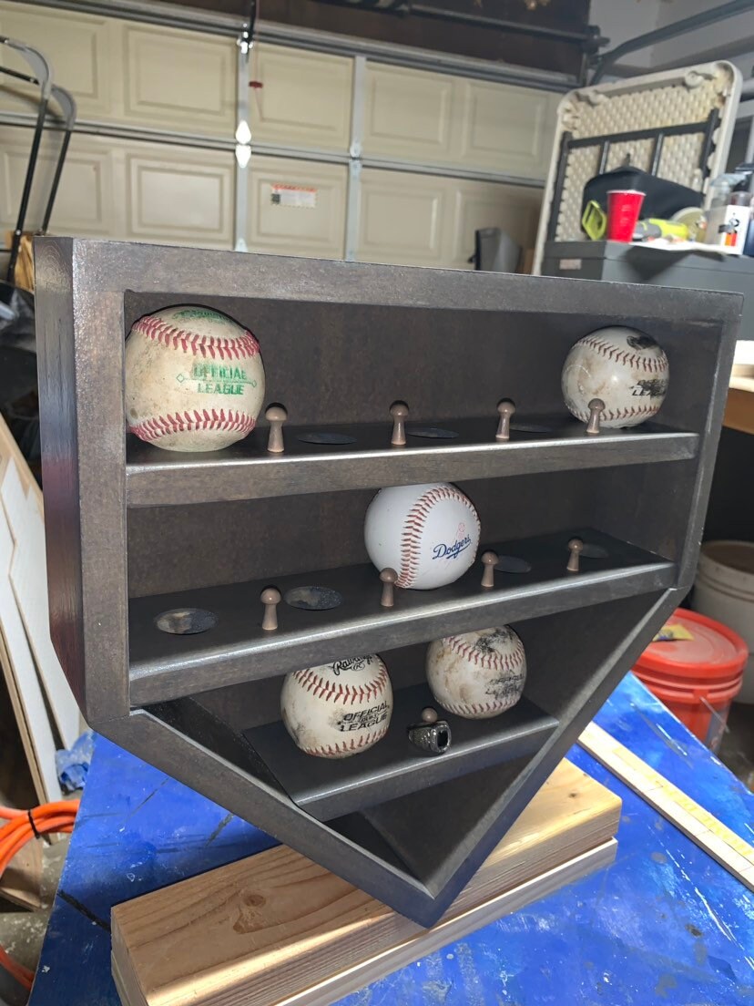Baseball Display Case Homeplate Homeplate Display Case Etsy