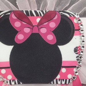 Minnie Mouse Baby Shower Award Ribbon Corsage for the Mom-To-Be, SASH,Pink, Girl, Pregnant Sash, Ribbon favors,Maternity, Mommy,