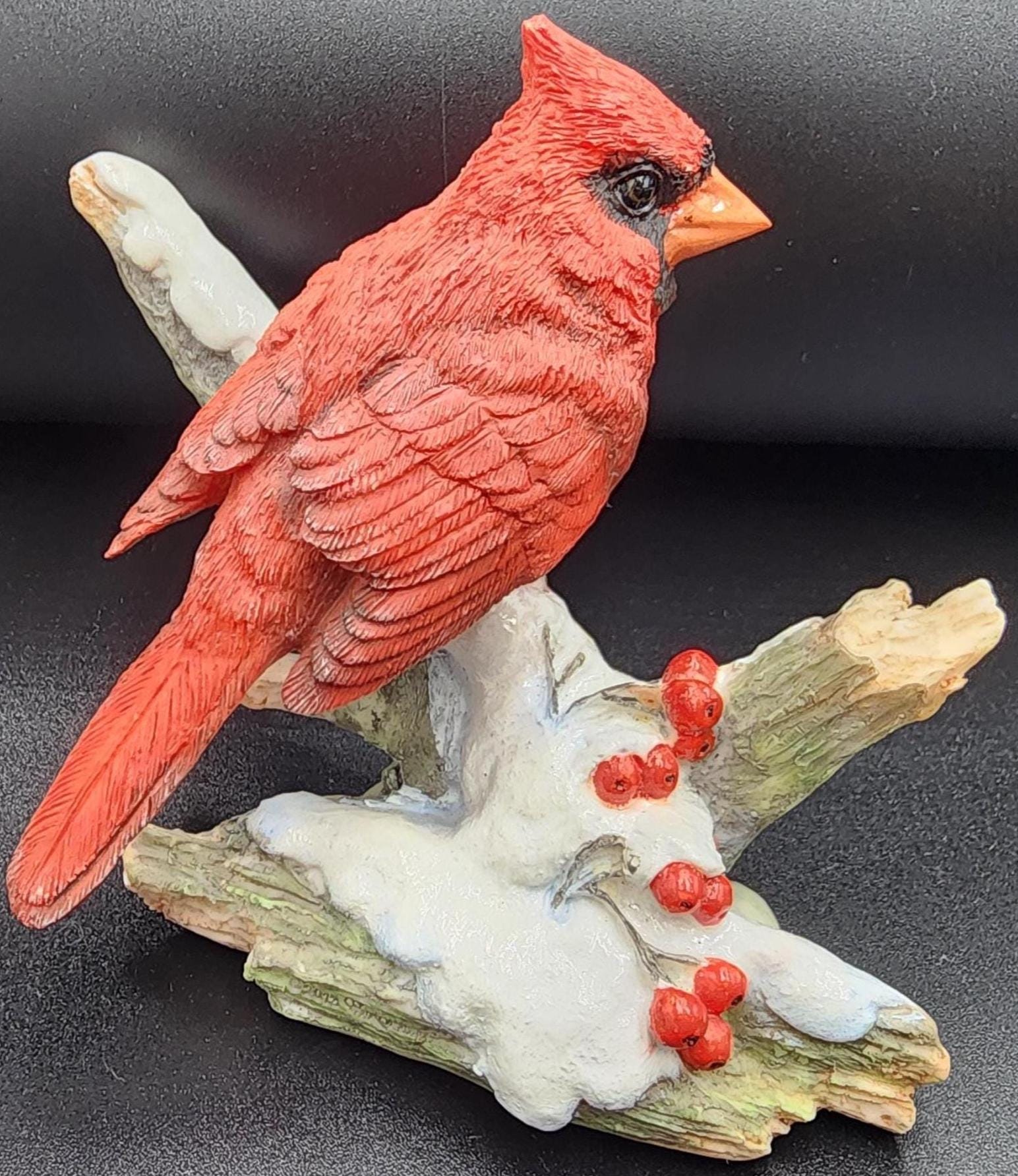 Red Cardinal Bird - Collectible Figurine Miniature 3.5
