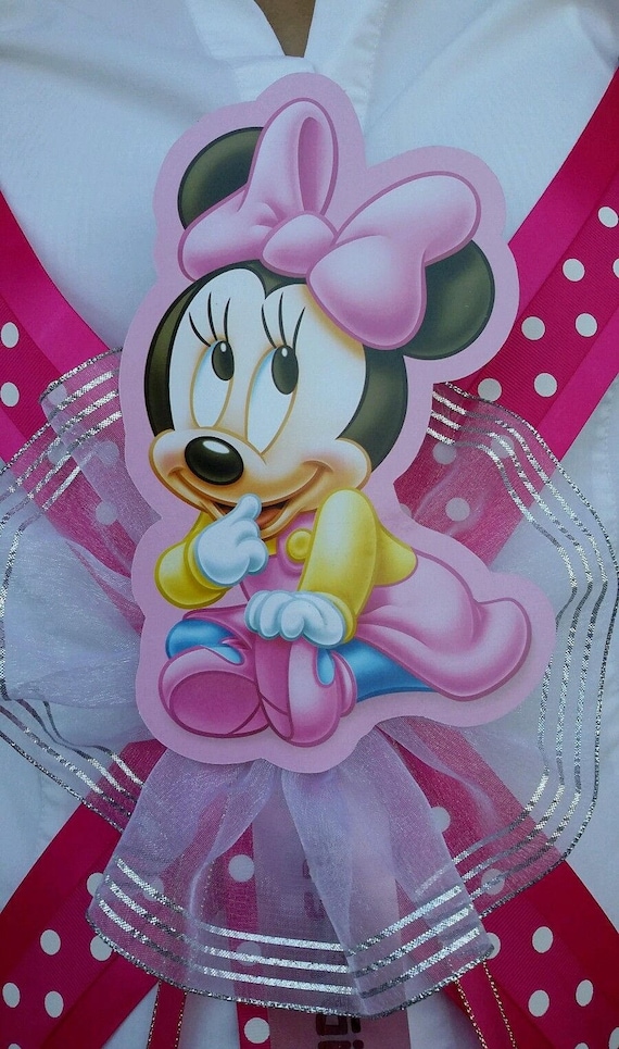 1 Baby Shower Mom To Be Sash With Minnie Mouse Pink Girl Etsy 1 Baby Shower Mom To Be Sash With Minnie Mouse Pink Girl Etsy