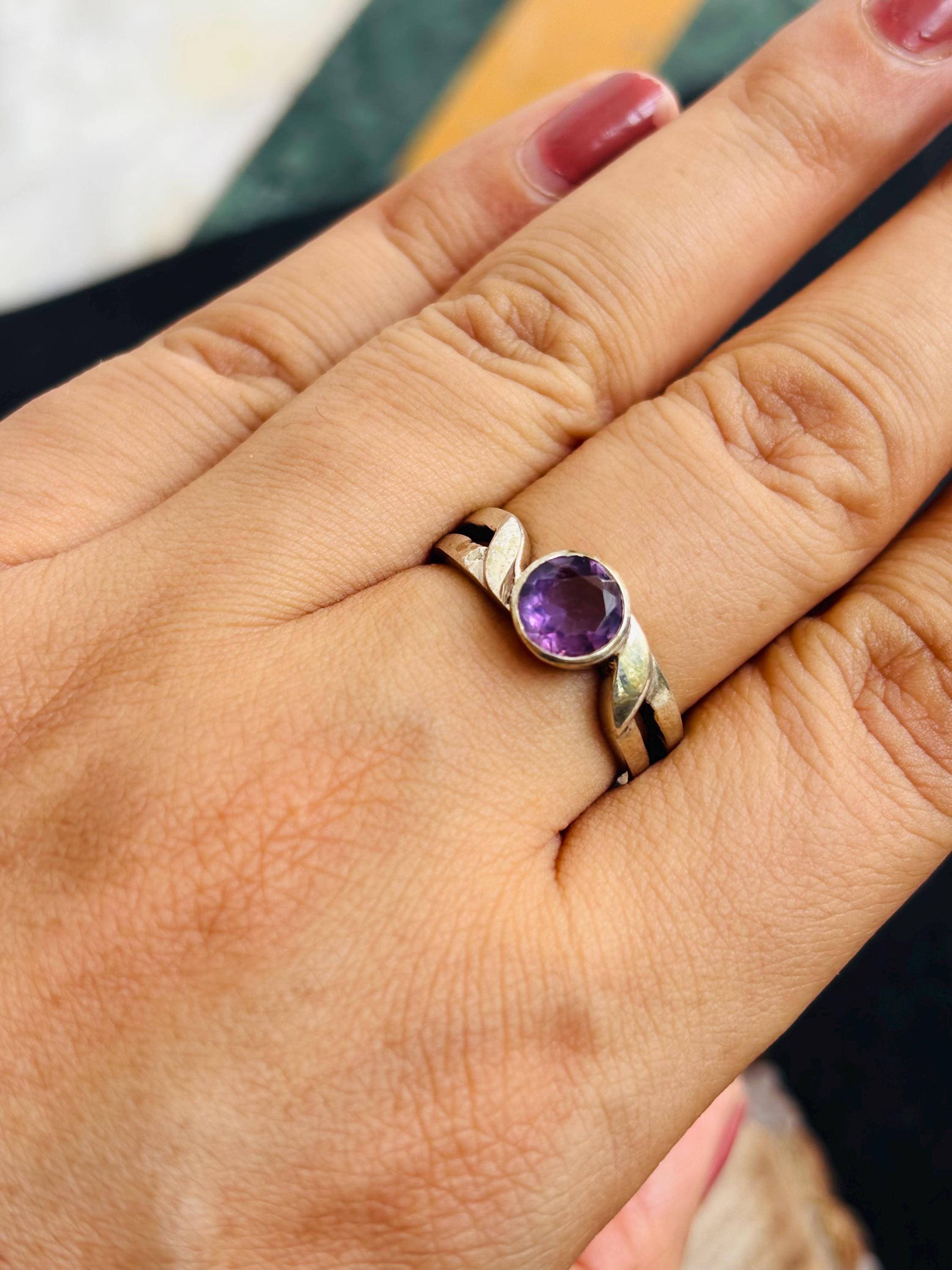 Anello A Fascia Mezza Eternità Con Diamanti A Taglio Rotondo E Baguette Da