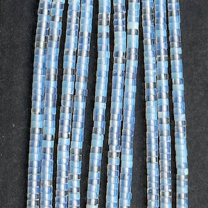 Bead Ice quartz 4mm heishi rondelle beads 12.5&quot; length each