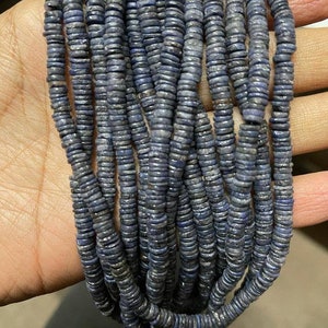 SAPPHIRE Natural 8&quot; RONDELLE 4-6mm each