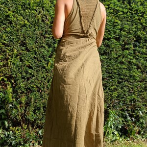 Cotton greek/ roman / Viking Dress: Celtic Medieval Elven Style image 13
