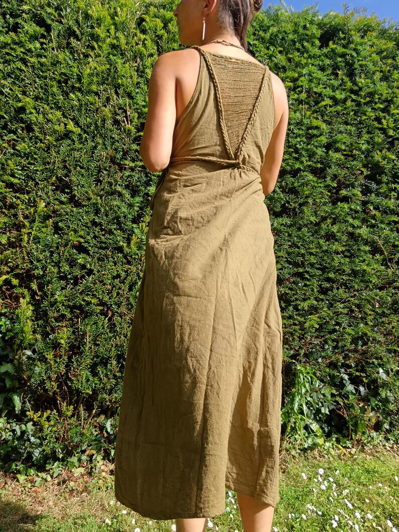 Cotton greek/ roman / Viking Dress: Celtic Medieval Elven Style image 13