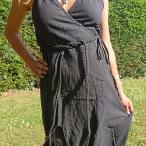 Cotton greek/ roman / Viking Dress: Celtic Medieval Elven Style image 12