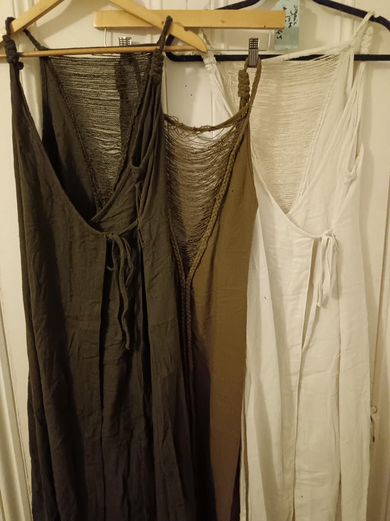 Cotton greek/ roman / Viking Dress: Celtic Medieval Elven Style image 15