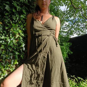 Cotton greek/ roman / Viking Dress: Celtic Medieval Elven Style image 10