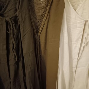 Cotton greek/ roman / Viking Dress: Celtic Medieval Elven Style image 9