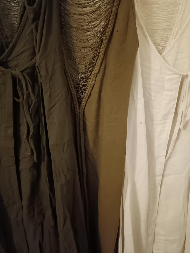 Cotton greek/ roman / Viking Dress: Celtic Medieval Elven Style image 9