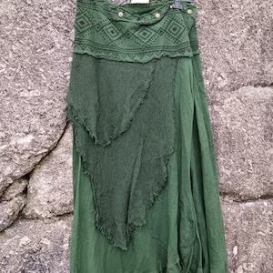 Burlesque skirt fairy skirt cotton long skirt viking skirt party skirt tribal skirt 100 % cotton steam punk skirt festival skirt