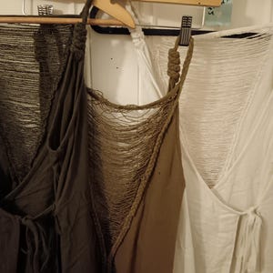 Cotton greek/ roman / Viking Dress: Celtic Medieval Elven Style image 6