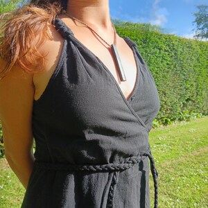 Cotton greek/ roman / Viking Dress: Celtic Medieval Elven Style image 11