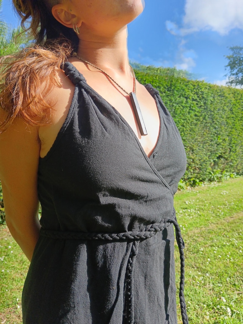 Cotton greek/ roman / Viking Dress: Celtic Medieval Elven Style image 11