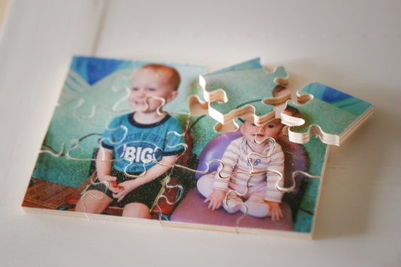 Custom Photo Puzzle: Wooden Keepsake