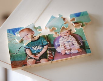 Personalized Photo Puzzle for Toddlers: Hand-Cut Wood, 12-Piece (4x6)