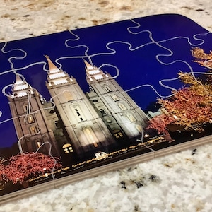 Salt Lake Temple custom Church of Jesus Christ CTR temple puzzle