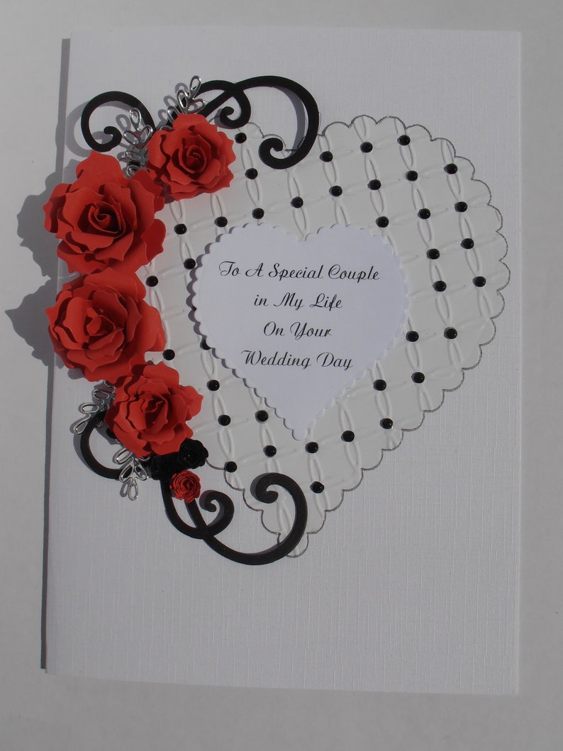 handmade personalised gothic style birthdayanniversary card etsy