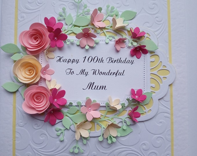 Printable 100th Birthday Card Congratulations One Hundred Balloon ...