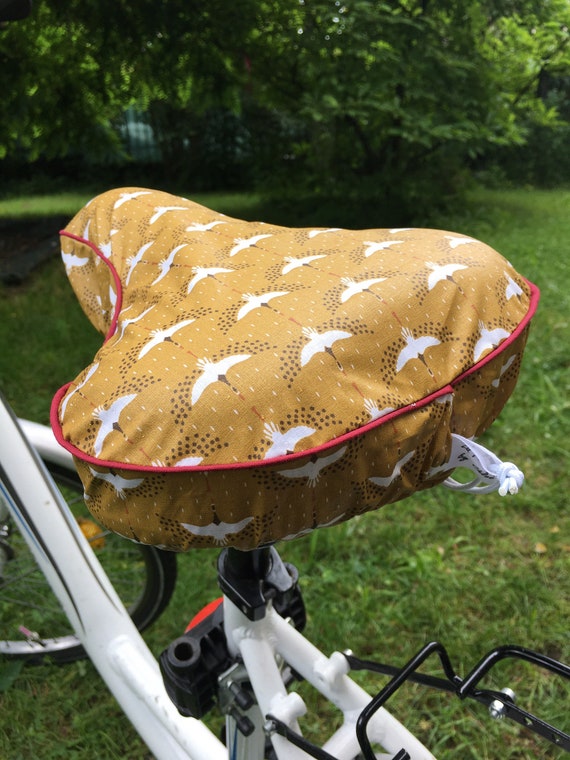 Sattelschutz oilcloth bicycle seat Sattel Bezug protection selle de vélo water repellent bike seat cover Accessoires Paraplus & regenaccessoires 