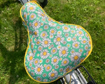 protection selle de vélo déperlante / Water repellent bike seat cover / oilcloth bicycle seat / Sattelschutz wasserabweisend